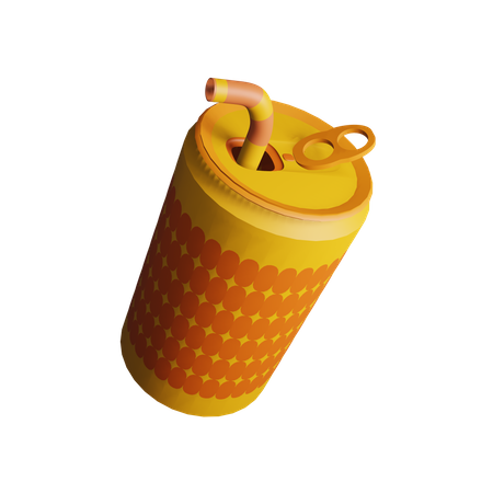 Canned Drink  3D Icon