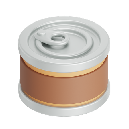 缶詰食品  3D Icon