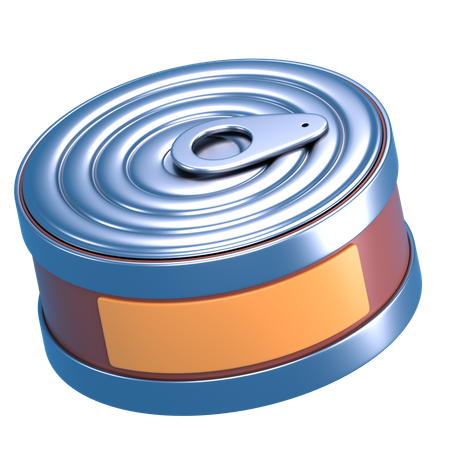 缶詰食品  3D Icon
