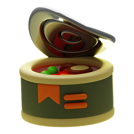 CANNED FOOD  3D Icon