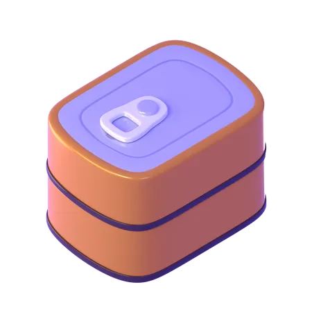 Canned Food  3D Icon