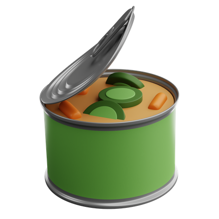 Canned Food  3D Icon