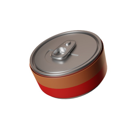 Canned Food  3D Illustration