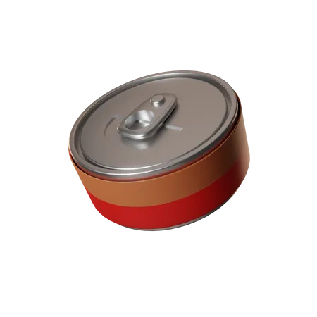 Canned Food  3D Illustration