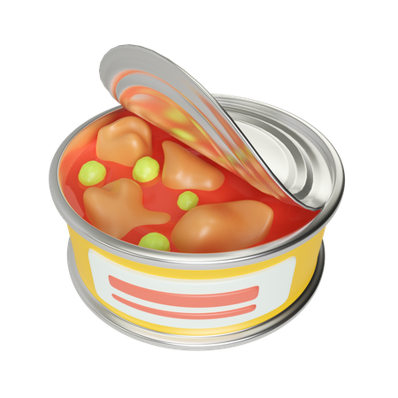 Canned Food 3D Icon