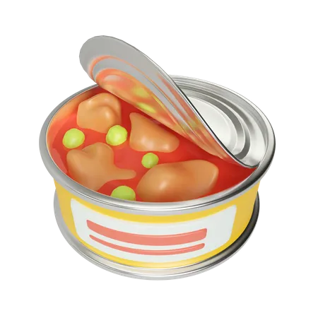 Canned Food 3D Icon