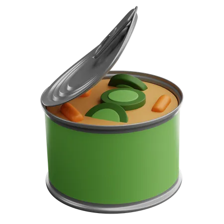 Canned Food  3D Icon