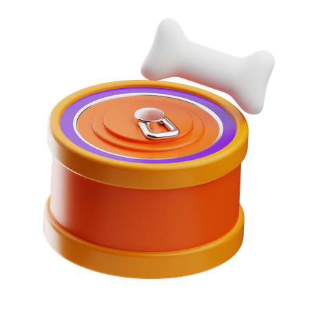 Canned Food Daycare  3D Icon