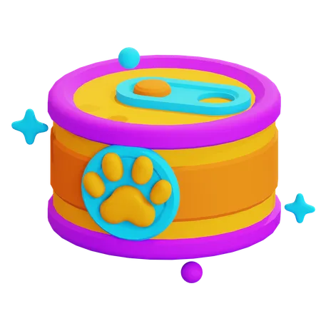 CANNED PET FOOD  3D Icon