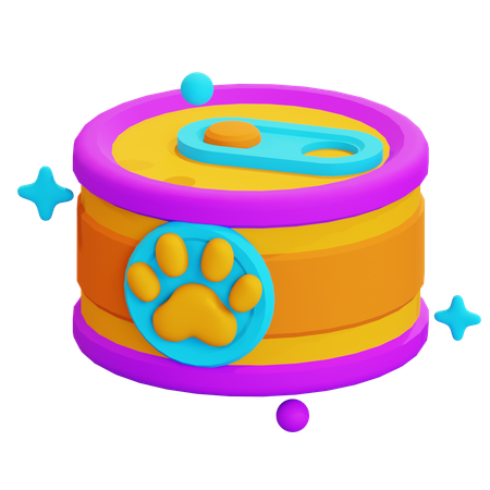 CANNED PET FOOD  3D Icon