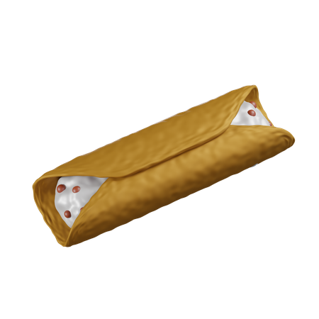 Cannoli  3D Icon