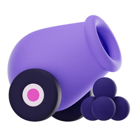 Cannon  3D Icon