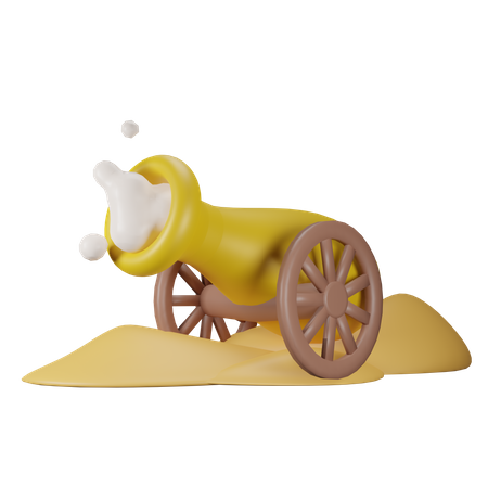 Cannon  3D Icon