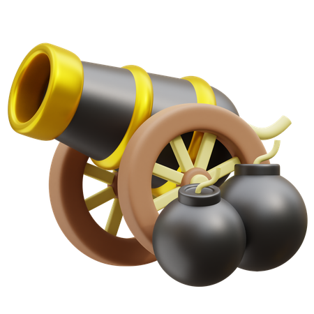 Cannon  3D Icon