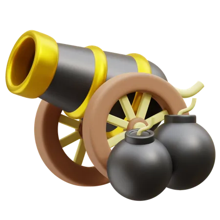 Cannon  3D Icon