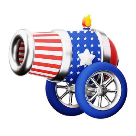 Cannon  3D Icon