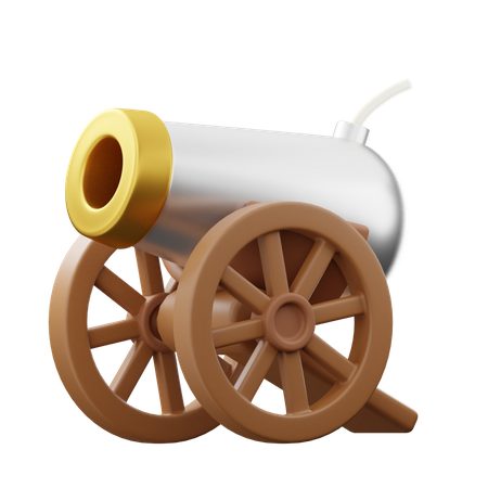 Cannon  3D Illustration