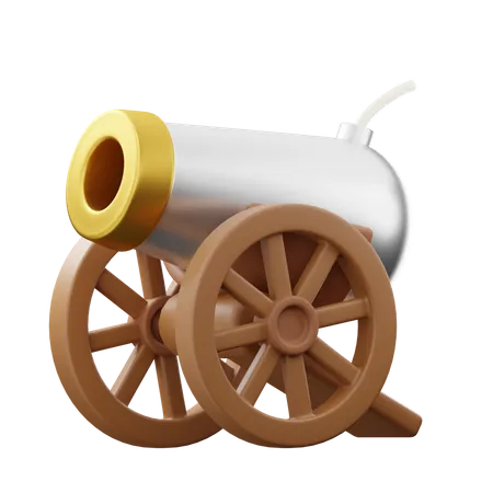 Cannon  3D Illustration