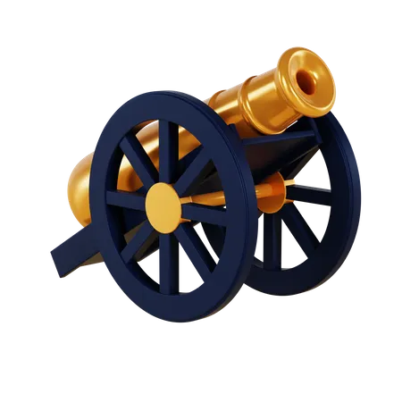 Cannon  3D Illustration