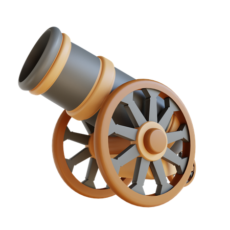 Cannon  3D Illustration