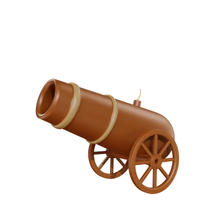 Cannon  3D Illustration