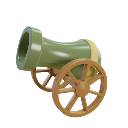 Cannon  3D Illustration