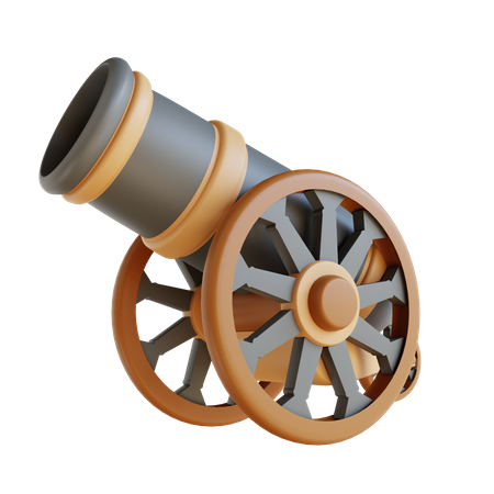 Cannon 3D Illustration