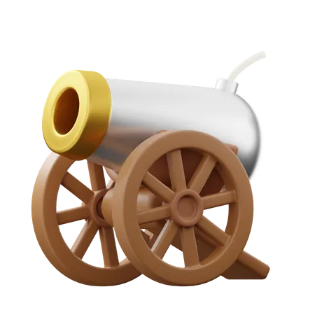 Cannon 3 D Illustration 3D Illustration