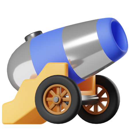 Cannon Ball  3D Icon