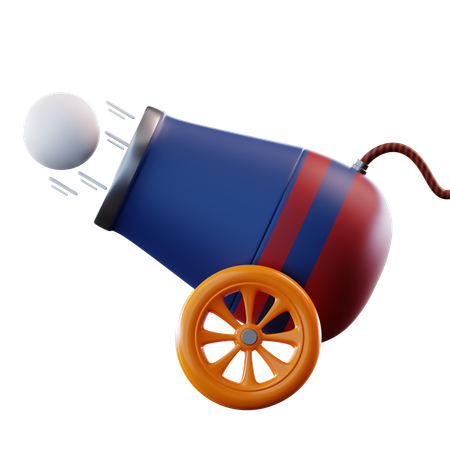 Cannon Ball  3D Icon