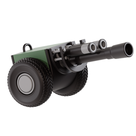 Cannon Bomb  3D Icon