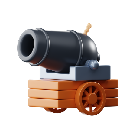 Cannon Top  3D Icon