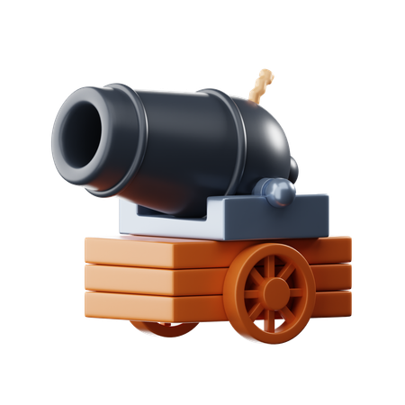 Cannon Top  3D Icon