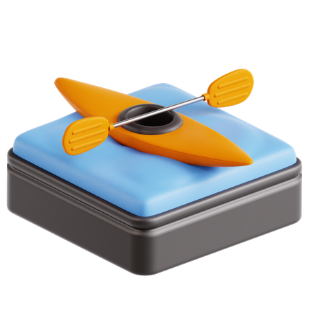 Canoa  3D Icon