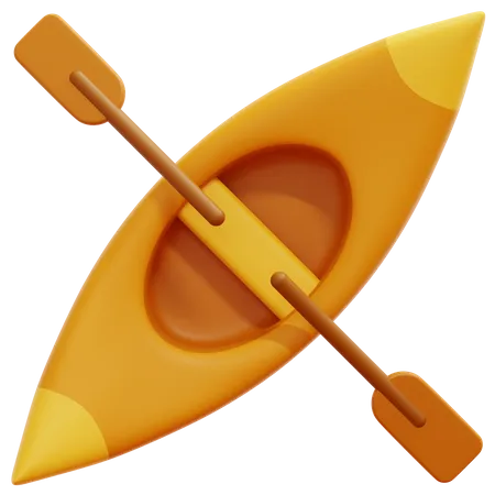 Canoa  3D Icon