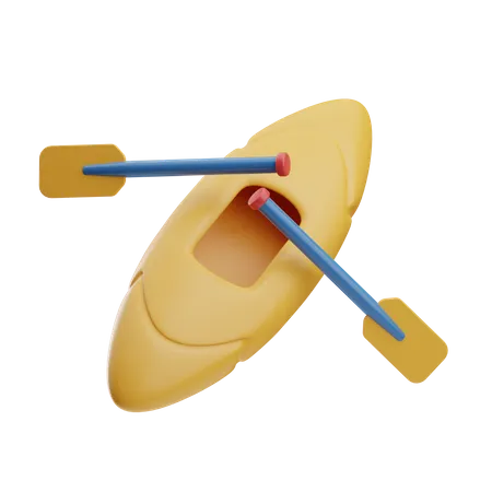 Canoa  3D Icon