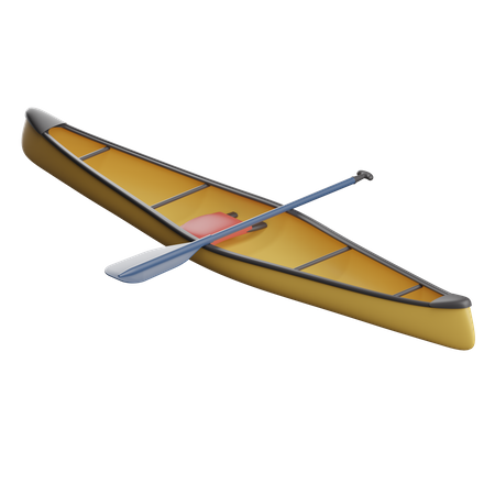 Carrera en canoa  3D Icon