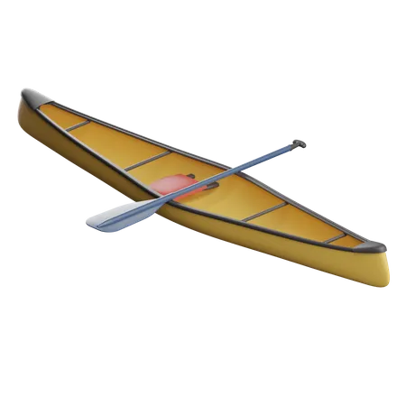 Carrera en canoa  3D Icon