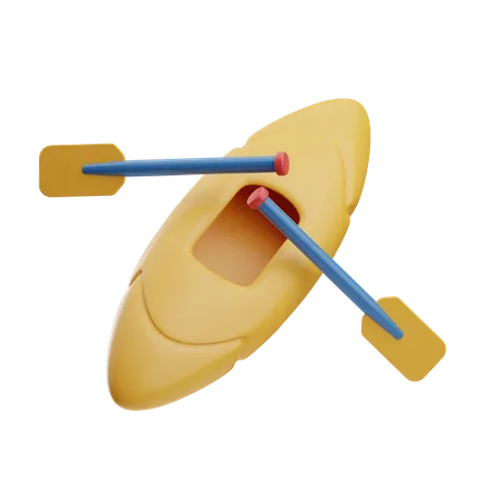 Canoe  3D Icon