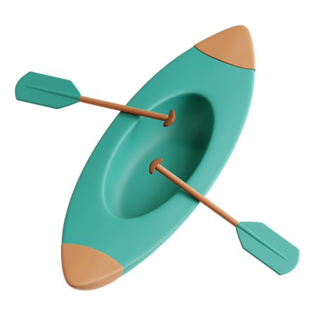 Canoe  3D Icon