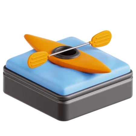 Canoe  3D Icon