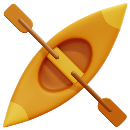 Canoe 3D Icon