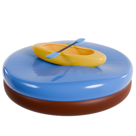 Canoe Adventure  3D Icon