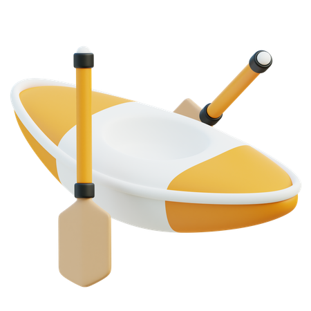 Canoe Sprint  3D Icon