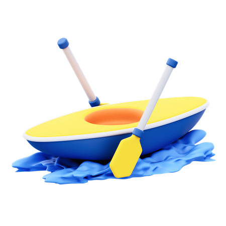 カヌースプリント  3D Icon