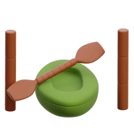 Canoe Sprint  3D Icon