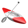 canoeist emoji 3d