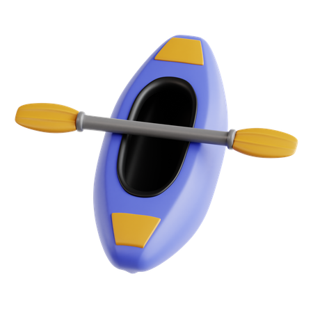 카누 타기  3D Icon