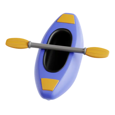 Canoeing  3D Icon