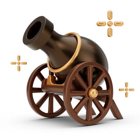 Canon de ramadán  3D Icon
